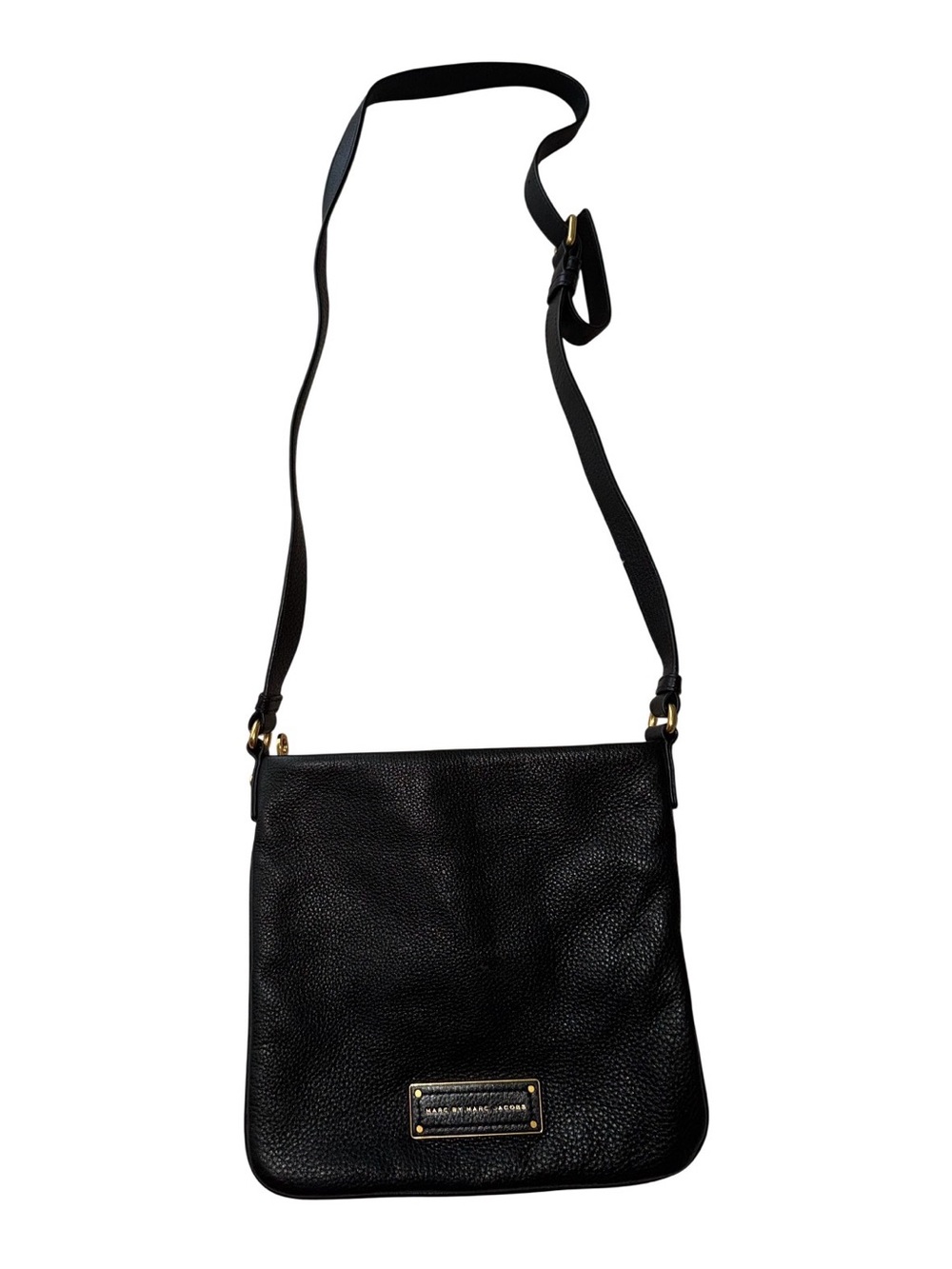 Marc by Marc Jacobs Black Pebbled Leather Crossbody Bag